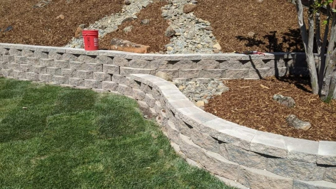 Hardscapes Retaining walls serve multiple purposes