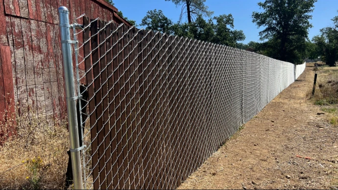 6ft tall chain link fence with privacy slats