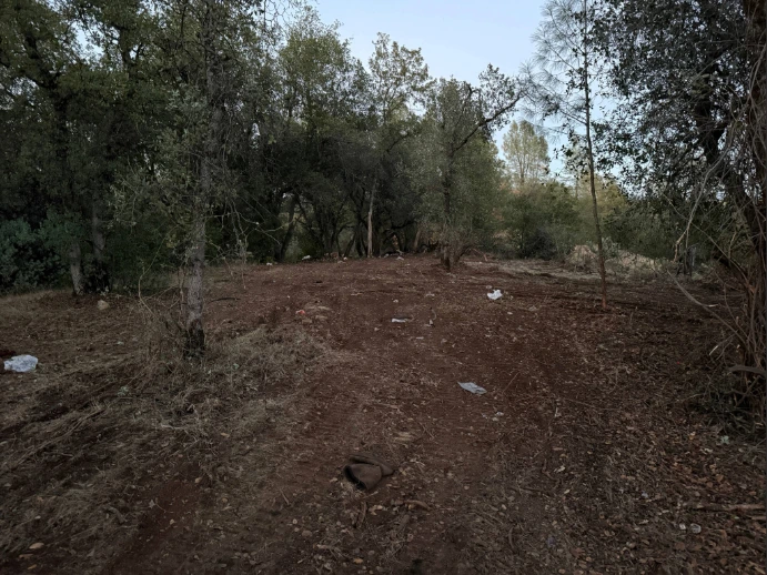 What remains after cleaning up a homeless camp.