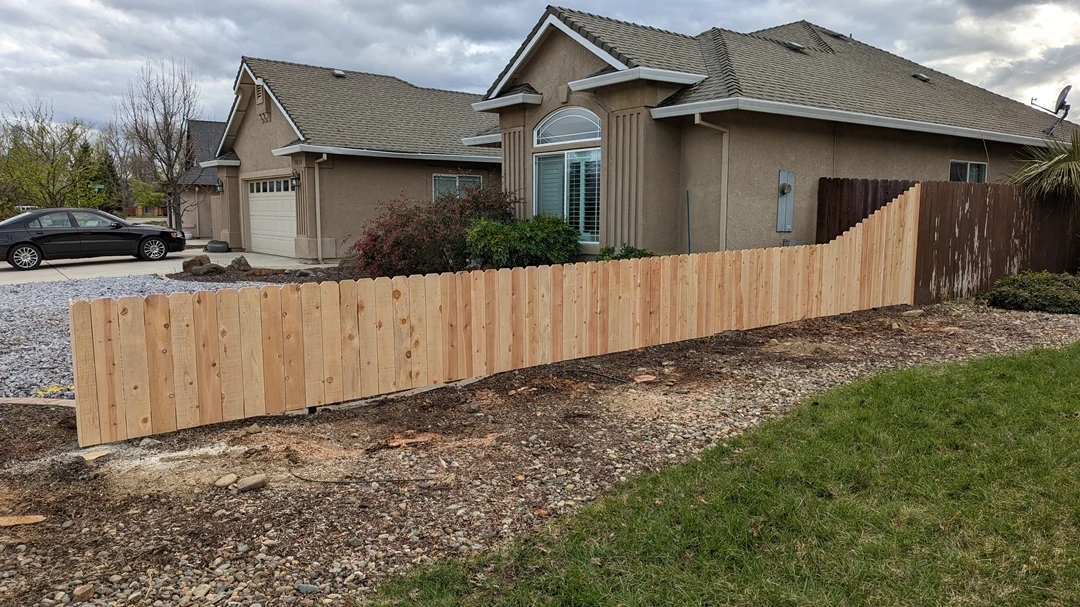 small wood fence