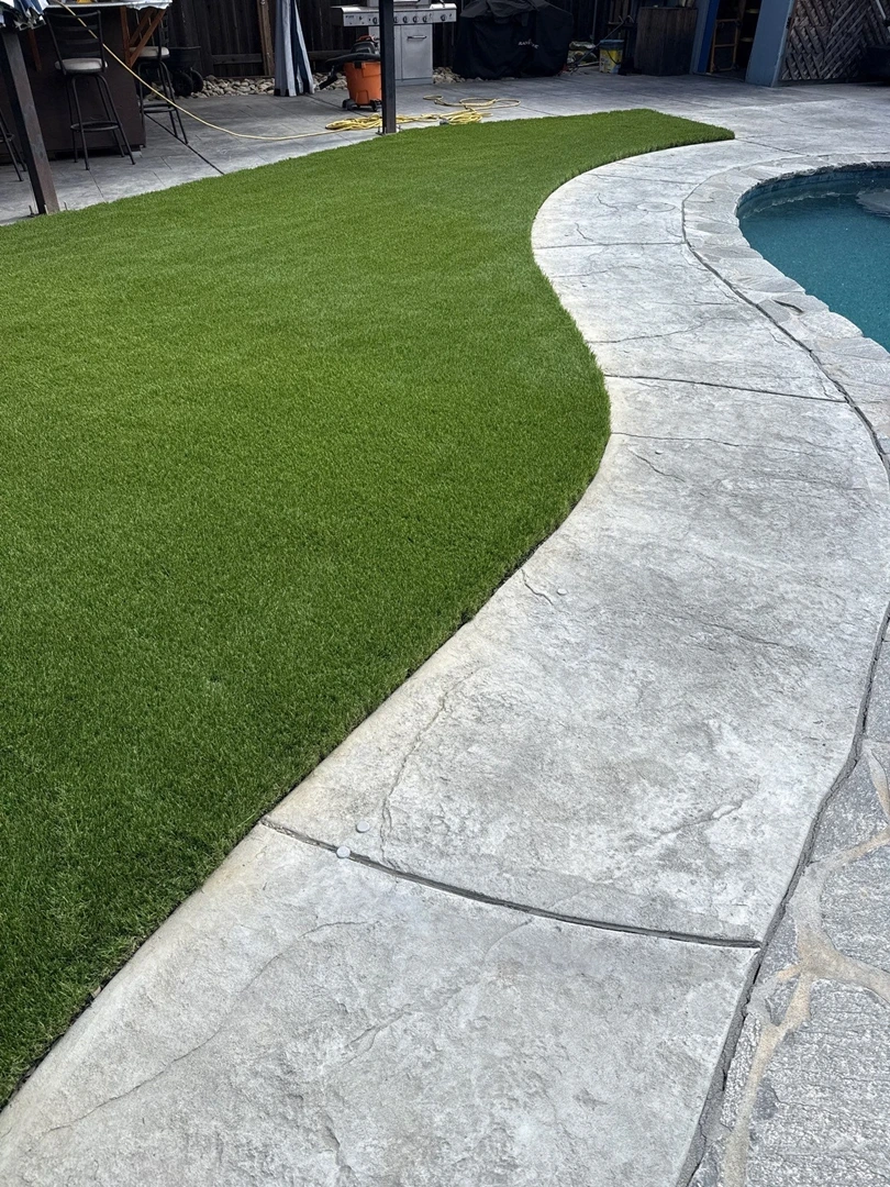 Synthetic Turf freshly installed