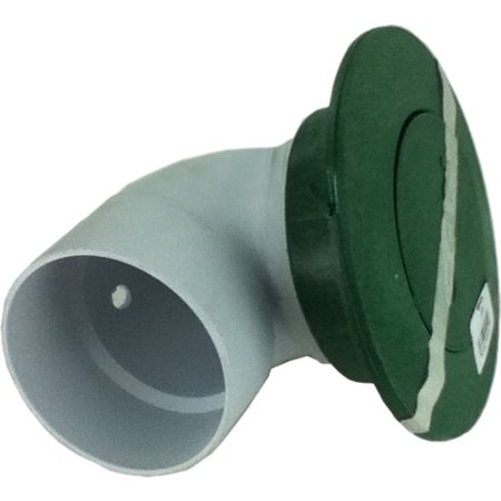 [DRN-3Pop] NDS 321 3  Pop-up Drain Elbow with Green Top